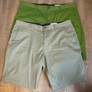 Volcom True to This Green and Gray 2 Pairs Shorts Size 42